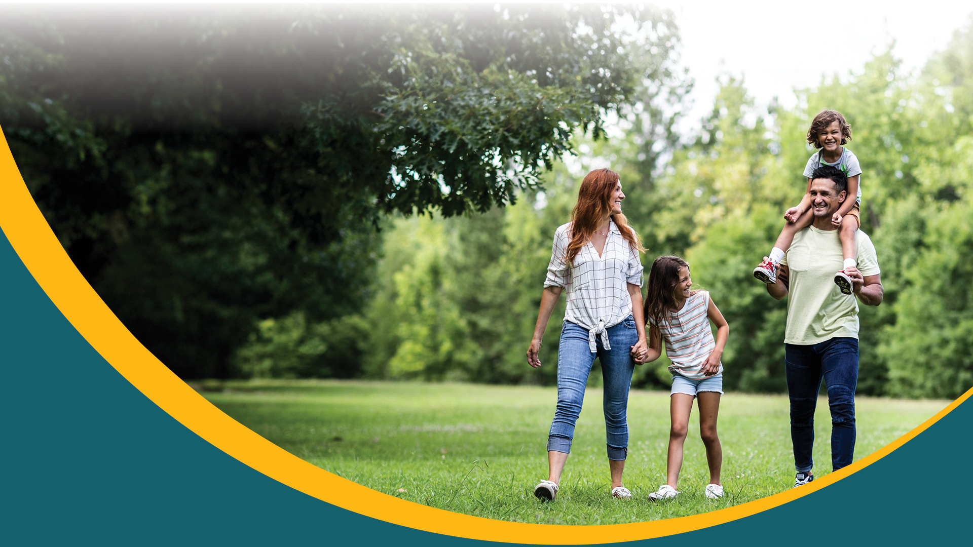 family in park